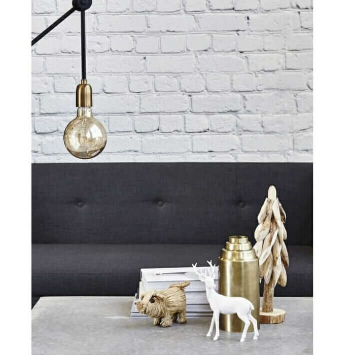 Gold Shade LED žárovka G125 E27 2W zlatá
