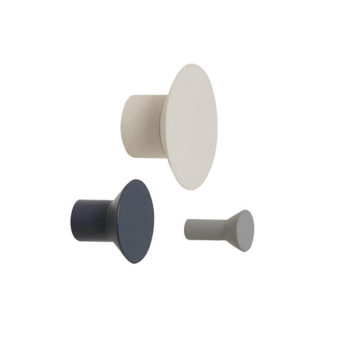 Kovový věšák Triple Knob