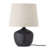 Stolní lampa Matheo s lněným stínidlem