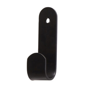 Černý kovový věšák Knob Simple