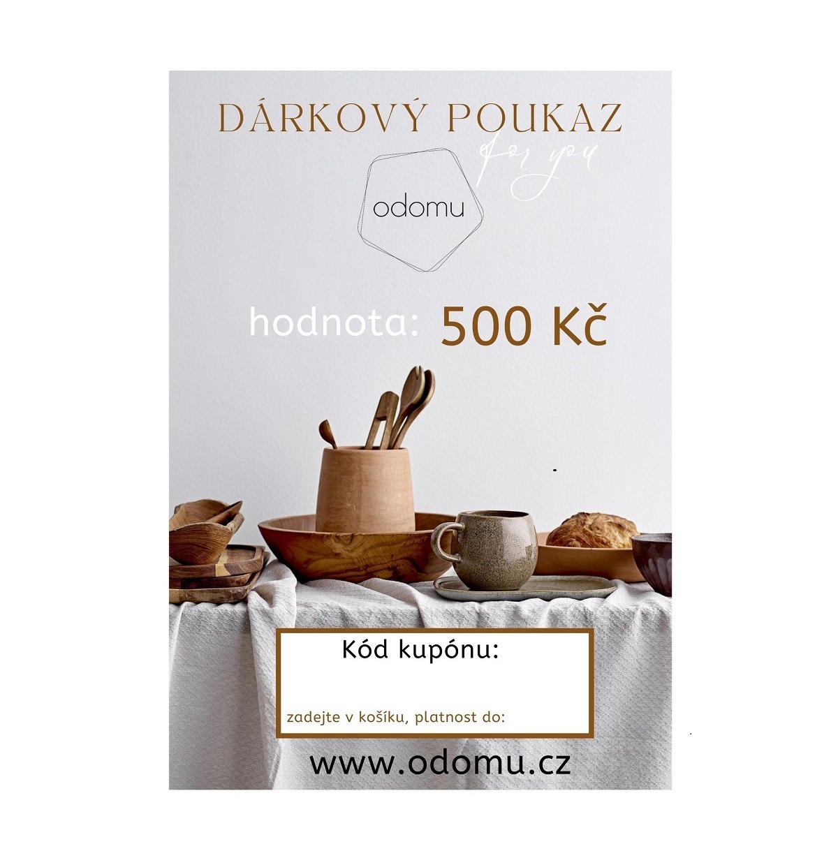 Dárkový e-poukaz Odomu